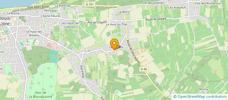 localisation de l'entreprise MADAME MELODY PIERRE  MONTLOUIS-SUR-LOIRE