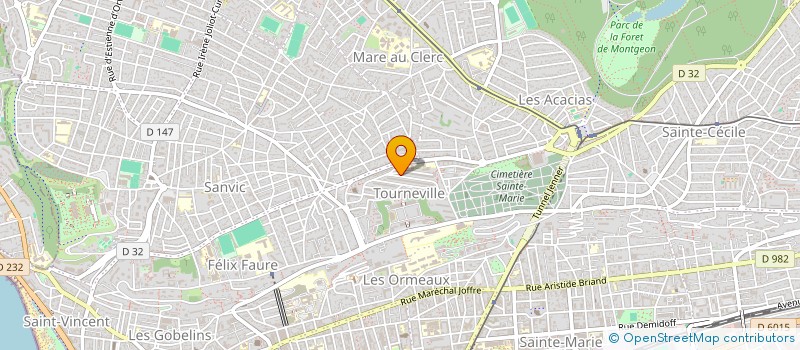 localisation de l'entreprise MADAME MELODY POUCHIN  LE HAVRE