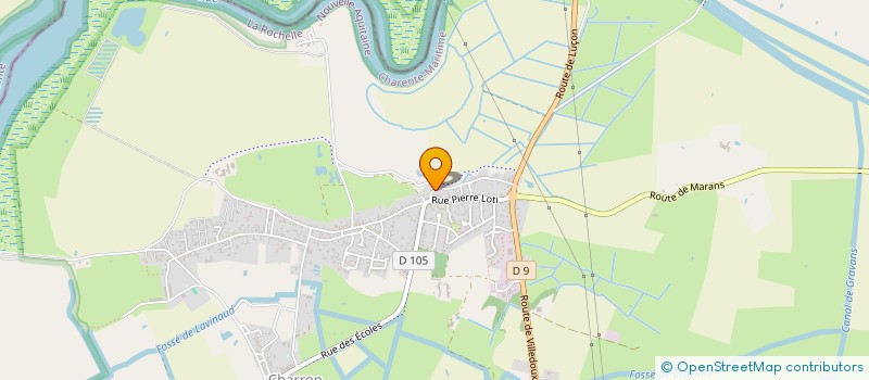 localisation de l'entreprise MADAME MELODY POUVREAU  CHARRON