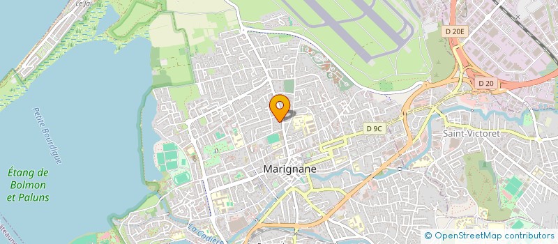 localisation de l'entreprise MADAME MELODY ROUSSEAU  MARIGNANE