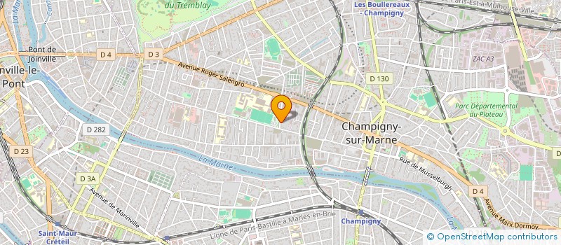 localisation de l'entreprise MADAME MELODY ROUZAUD à CHAMPIGNY-SUR-MARNE