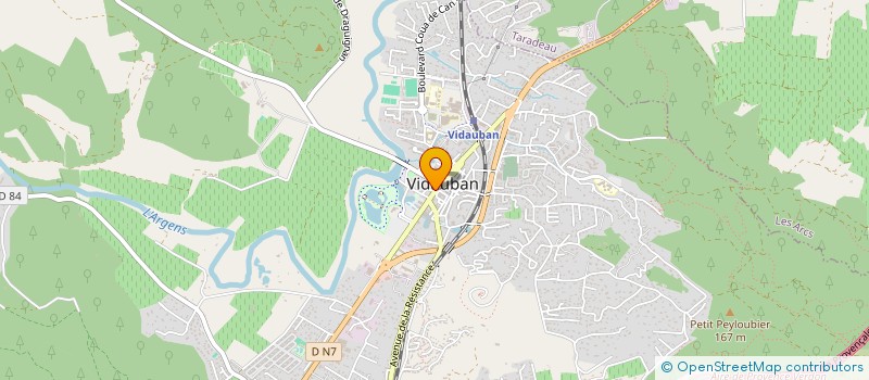 localisation de l'entreprise MADAME MELODY SELLES  VIDAUBAN