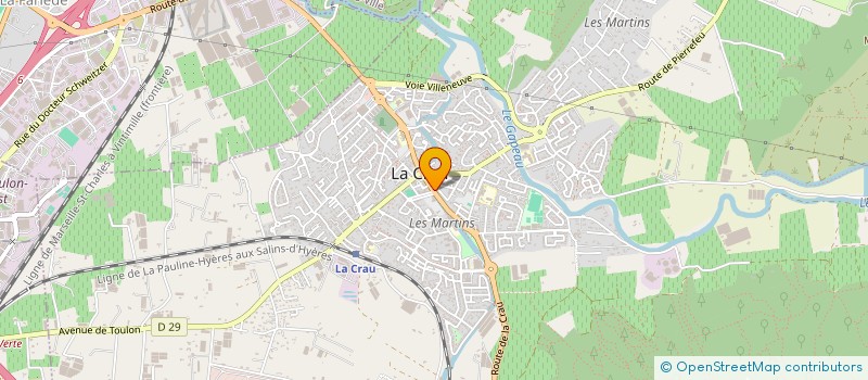 localisation de l'entreprise MADAME MELODY TECHER à LA CRAU