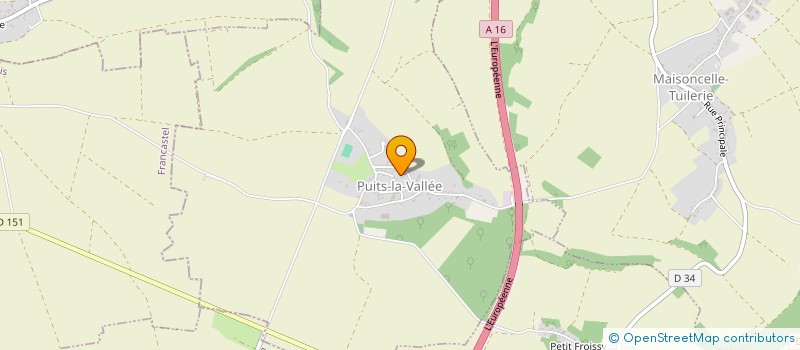 localisation de l'entreprise MADAME MELODY TEINIELLE  PUITS-LA-VALLEE