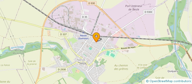 localisation de l'entreprise MADAME MELODY TOTET  NESLE