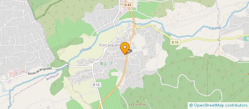 localisation de l'entreprise MADAME MELODY VETIER  FORCALQUEIRET