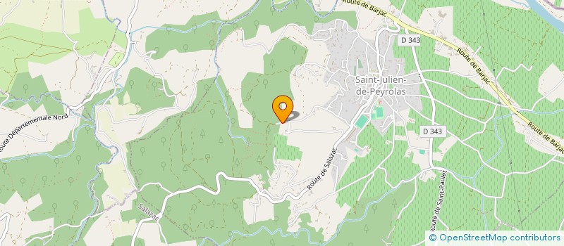 localisation de l'entreprise MADAME MELODY VIGNE  SAINT-JULIEN-DE-PEYROLAS