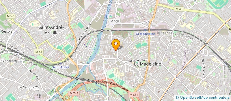 localisation de l'entreprise MADAME MELOEE DUVIVIER à LA MADELEINE