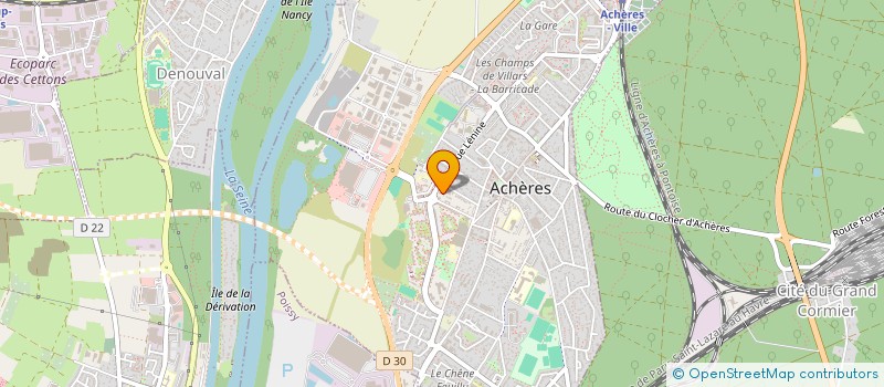 localisation de l'entreprise MADAME MELOEE FALCO  ACHERES