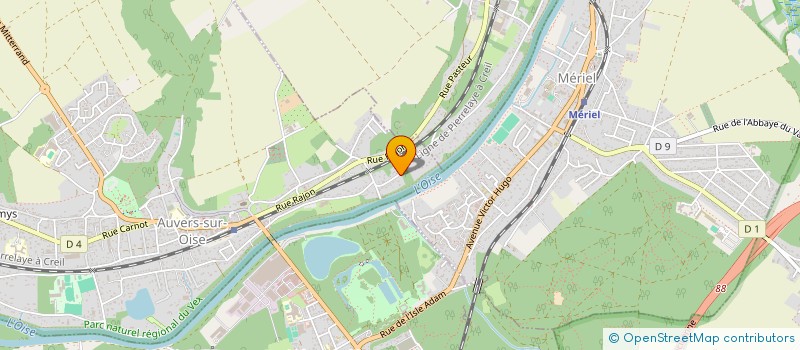 localisation de l'entreprise MADAME MELOU CELINE  AUVERS-SUR-OISE