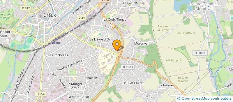 localisation de l'entreprise MADAME MELOUKA AZEDINE à DREUX