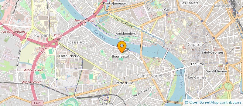 localisation de l'entreprise MADAME MELTINE BARBERO  TOULOUSE