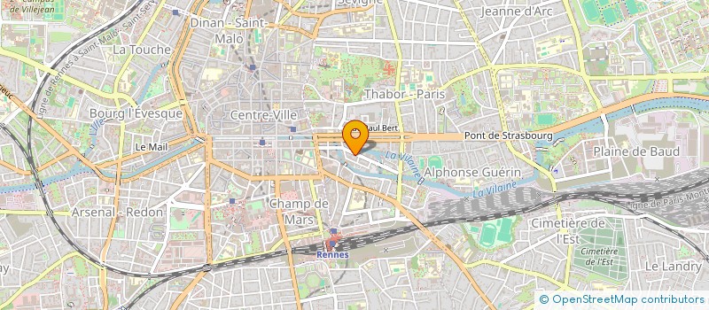 localisation de l'entreprise MADAME MELUSINE FROUIN  RENNES