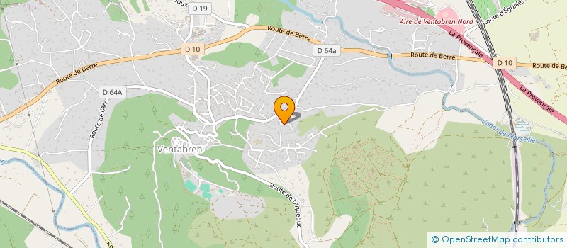 localisation de l'entreprise MADAME MELUSINE WILMIN  VENTABREN