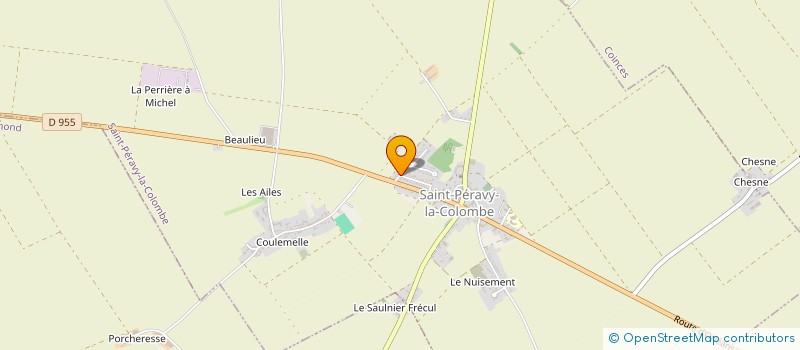 localisation de l'entreprise MADAME MELVINA BREBION à SAINT-PERAVY-LA-COLOMBE