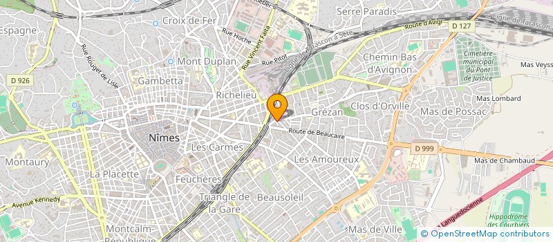 localisation de l'entreprise MADAME MELVINE LINXE  NIMES