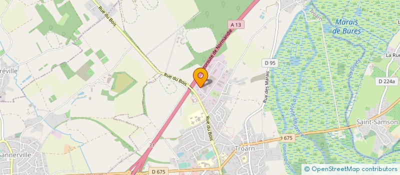 localisation de l'entreprise MADAME MELVINE QUESNEL  TROARN