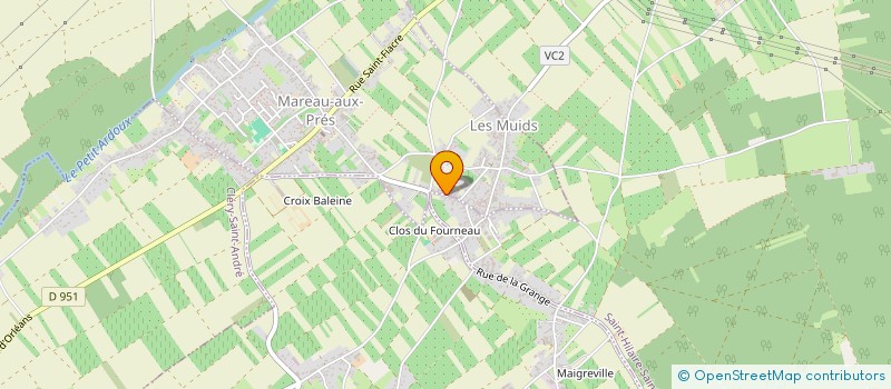 localisation de l'entreprise MADAME MELYNA BRUNEAUX à MAREAU-AUX-PRES