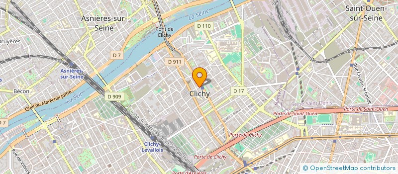 localisation de l'entreprise MADAME MELYNA DE BRUCHARD à CLICHY