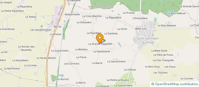 localisation de l'entreprise MADAME MELYNA HOUSSEMAGNE  SAINT-GERMAIN-DU-PINEL