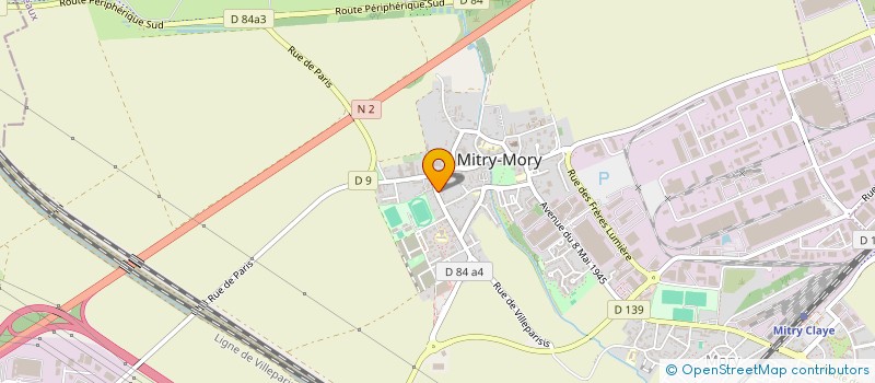 localisation de l'entreprise MADAME MELYNA KIM  MITRY-MORY