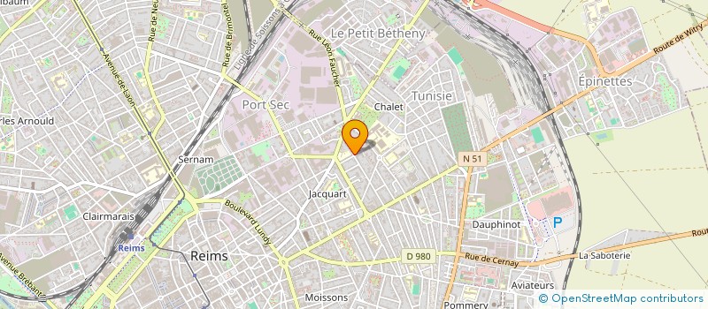 localisation de l'entreprise MADAME MELYNA LAUPIES à REIMS