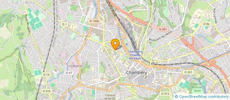 localisation de l'entreprise MADAME MELYNDA ABBES à CHAMBERY