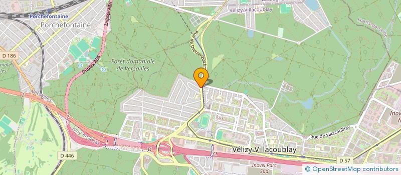 localisation de l'entreprise MADAME MELYNDA AMGHARE  VELIZY-VILLACOUBLAY