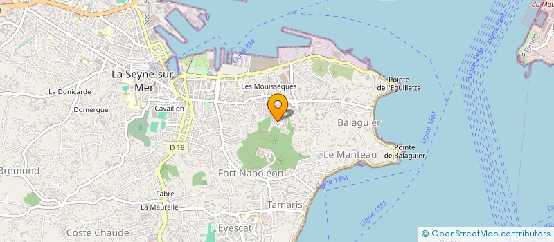 localisation de l'entreprise MADAME MELYNDA BELKHECHINE à LA SEYNE-SUR-MER