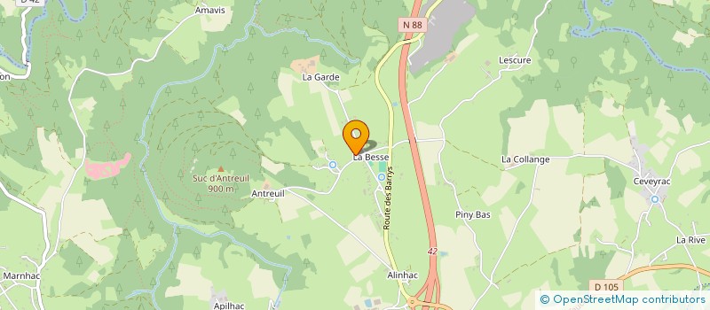 localisation de l'entreprise MADAME MELYNDA DUFOUR  YSSINGEAUX