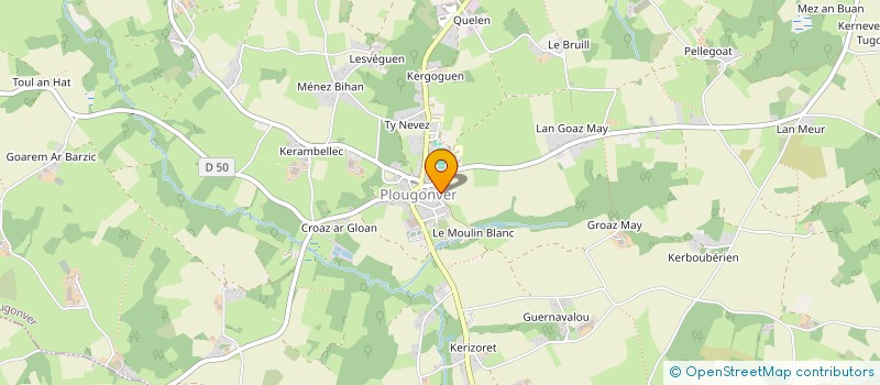localisation de l'entreprise MADAME MELYNDA GAUTIER à PLOUGONVER