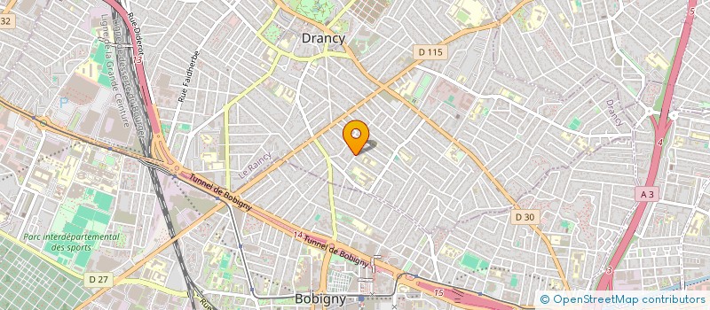 localisation de l'entreprise MADAME MELYNDA HIDEUR  DRANCY