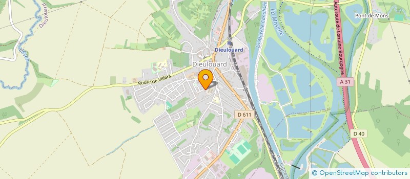 localisation de l'entreprise MADAME MELYNDA RUTSCHI  DIEULOUARD