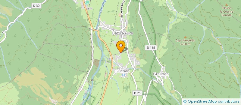 localisation de l'entreprise MADAME MELYNE BARBIER  BAZUS-AURE