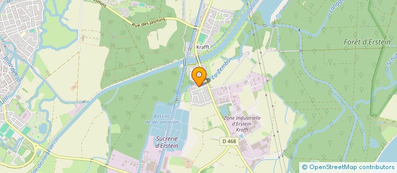 localisation de l'entreprise MADAME MELYNE JANN  STRASBOURG