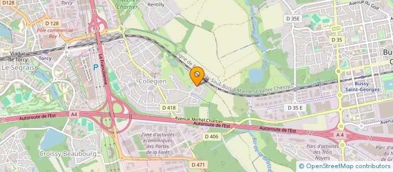 localisation de l'entreprise MADAME MELYNE LAMARI  COLLEGIEN