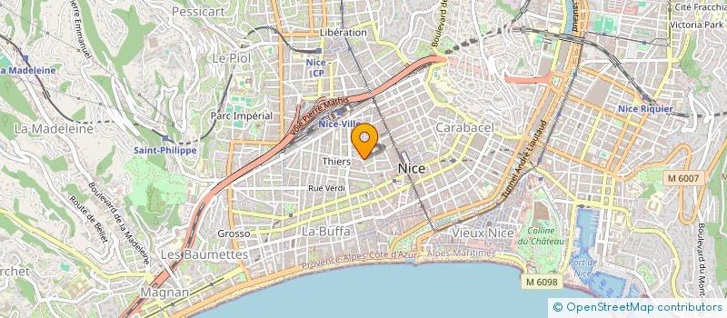 localisation de l'entreprise MADAME MELYNE LE GUEN à NICE