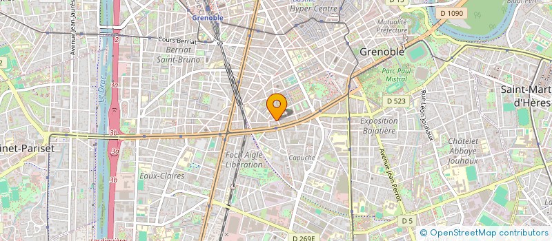 localisation de l'entreprise MADAME MELYNE PLATON  GRENOBLE