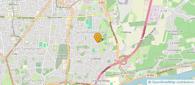 localisation de l'entreprise MADAME MELYS SERY  TOURS