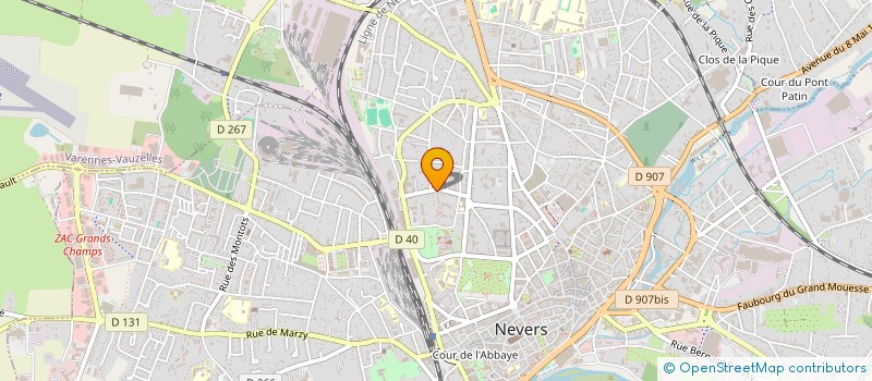 localisation de l'entreprise MADAME MELYSSA AOUDIA à NEVERS