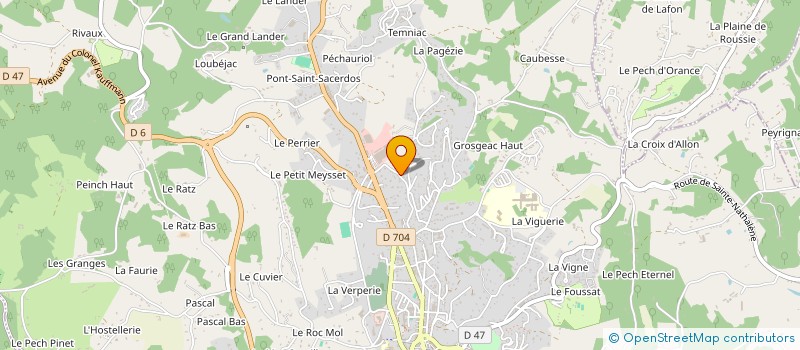 localisation de l'entreprise MADAME MELYSSA LEFEVRE  SARLAT-LA-CANEDA