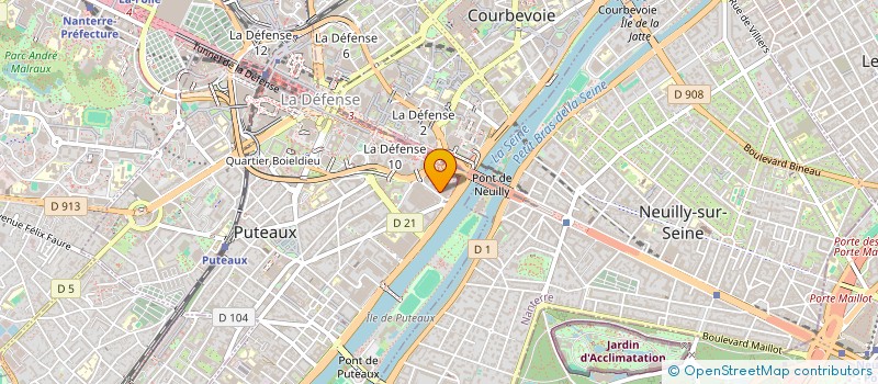 localisation de l'entreprise MADAME MELYSSA SABER à PUTEAUX