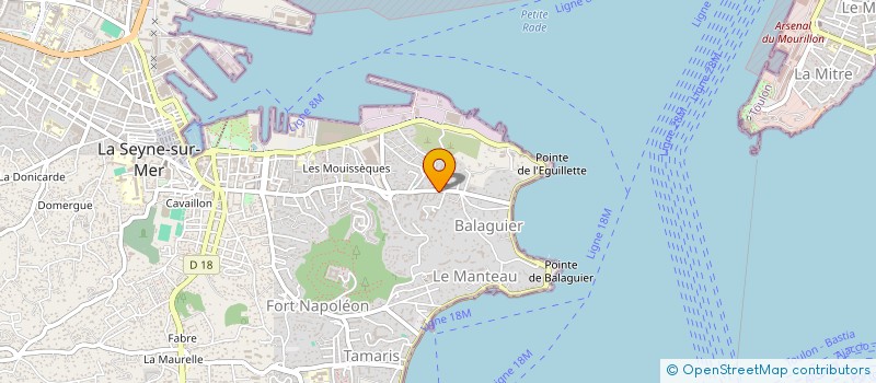 localisation de l'entreprise MADAME MELYSSA SURMONT à LA SEYNE-SUR-MER
