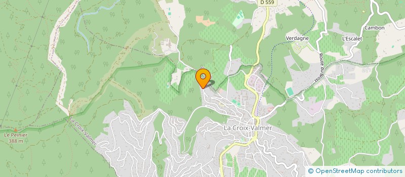 localisation de l'entreprise MADAME MELYSSA VOCANSON  LA CROIX-VALMER