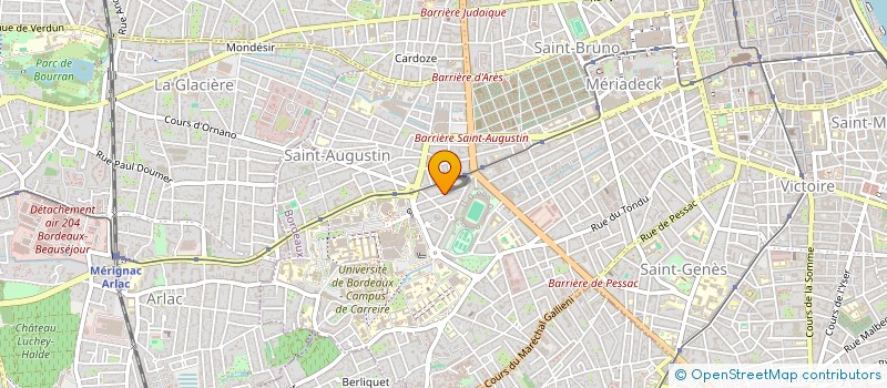 localisation de l'entreprise MADAME MENDIETA GONZALEZ  BORDEAUX