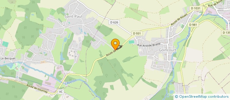 localisation de l'entreprise MADAME MENDY BRUN  GOINCOURT