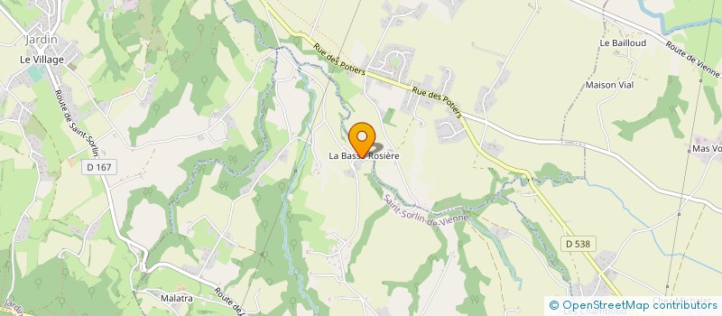 localisation de l'entreprise MADAME MENDY FELTAIN  SAINT-SORLIN-DE-VIENNE