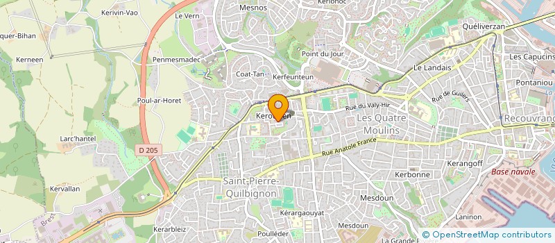 localisation de l'entreprise MADAME MENDY GUEHENNEUX à BREST