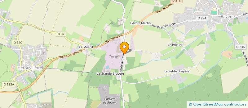 localisation de l'entreprise MADAME MENDY JEANMAIRE  BAVENT