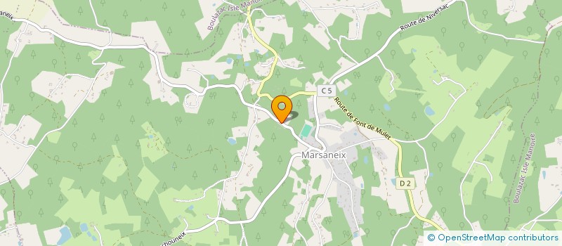 localisation de l'entreprise MADAME MENEHOULD PETIT  SANILHAC